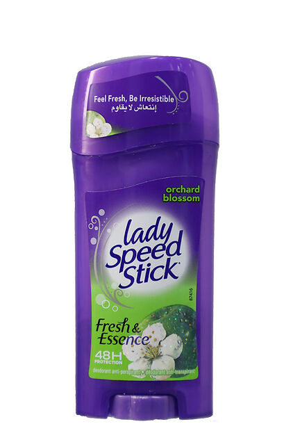 MENNEN - LADY SPEED STICK FRESH ESSENCE, ANTIPERSPIRANT DEODORANT, ORCHARD BLOSSOM, 65G - Stick Orchard Blossom - Holdnshop