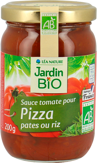 JARDIN BIO - Sauce tomate pour pizza pates ou riz - Food And Drinks - Holdnshop