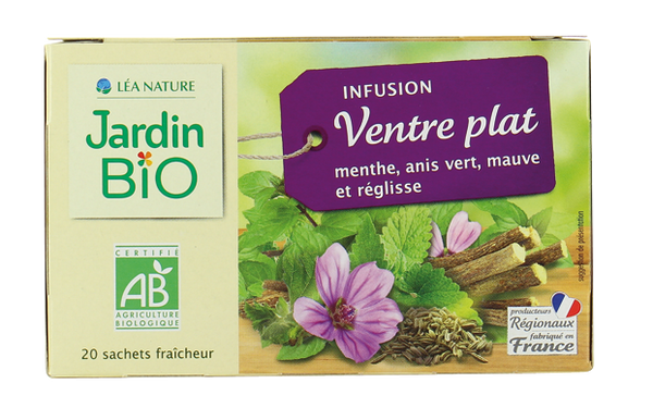 JARDIN BIO - Infusion Ventre plat menthe anis mauve reglisse - Food And Drinks - Holdnshop