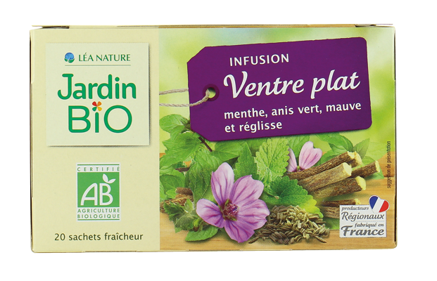 JARDIN BIO - Infusion Ventre plat menthe anis mauve reglisse - Food And Drinks - Holdnshop