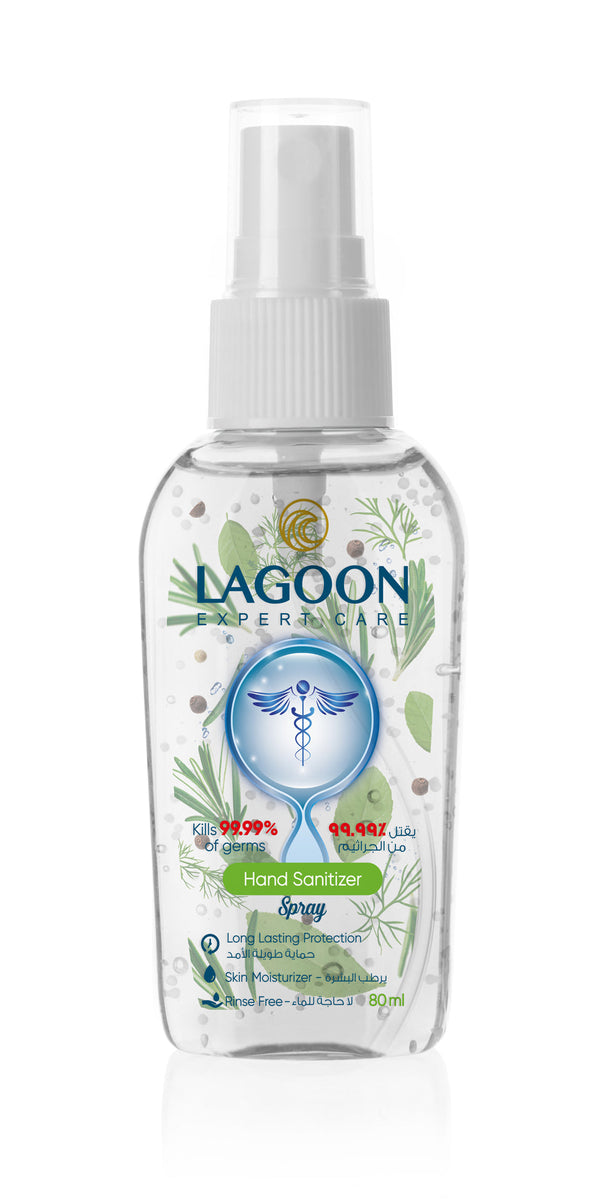 LAGOON - HAND SANITIZER SPRAY - FRAGRANCE FREE 80ML - Sanitizer Spray - Holdnshop