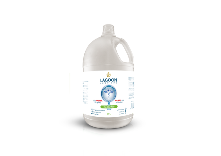 LAGOON - HAND SANITIZER GEL HERBAL WITH CAP 3.79L - Sanitizer Gel 3.79L - Holdnshop