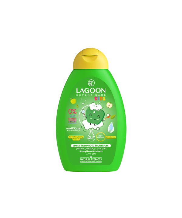 Lagoon Kids 2In1  Apple Shampoo & Shower Gel 400Ml