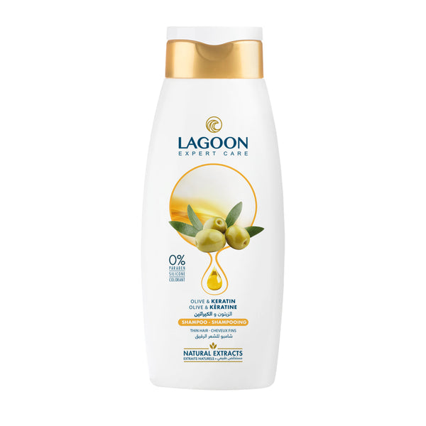 LAGOON - SHAMPOO OLIVE & KERATIN 400ml - Olive & Keratin - Holdnshop