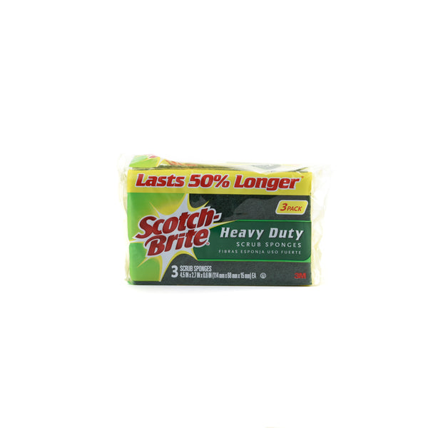 Heavy Duty Laminate Scrub Sponge  - Pack of 3