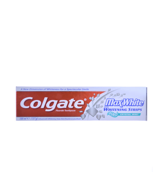 COLGATE - MAXWHITE WHITENING TOOTHPASTE 100ML - Maxwhite - Holdnshop