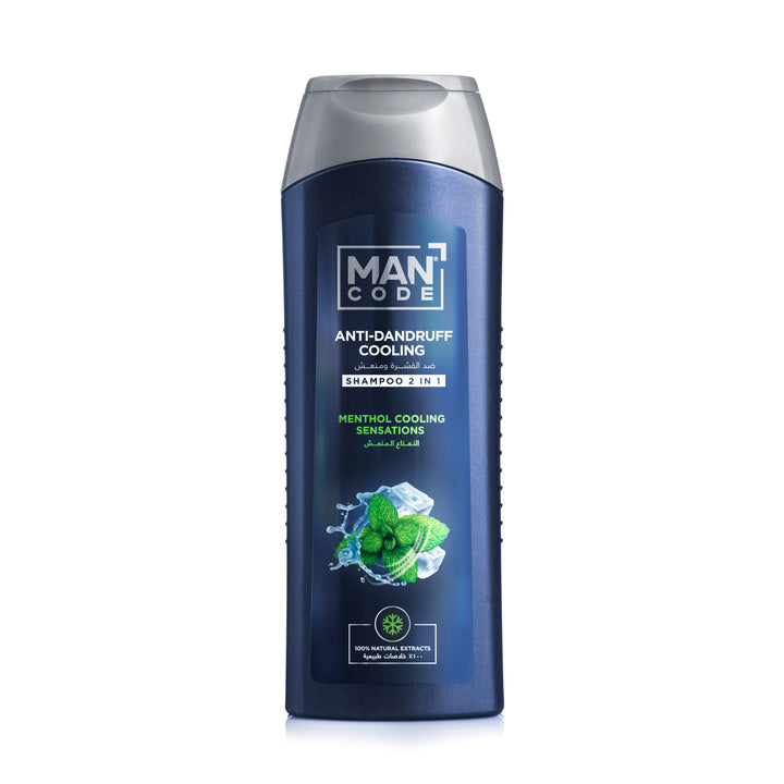 MANCODE - SHAMPOO 2IN1 ANTI-DANDRUFF COOLING 400ML - Hair Care - Holdnshop