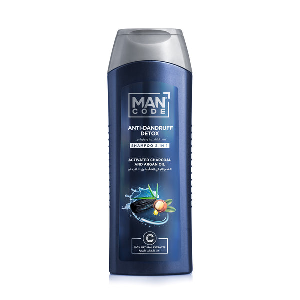 MANCODE - SHAMPOO 2IN1 ANTI-DANDRUFF DETOX 400ML - Hair Care - Holdnshop