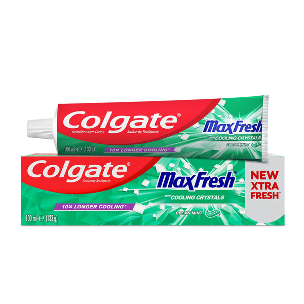 COLGATE - MAXFRESH CLEAN MINT TOOTHPASTE 100ML - Maxfresh Clean Mint - Holdnshop