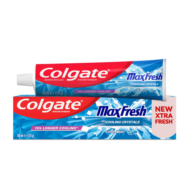 COLGATE - MAXFRESH COOL MINT TOOTHPASTE 100ML - Maxfresh Cool Mint - Holdnshop