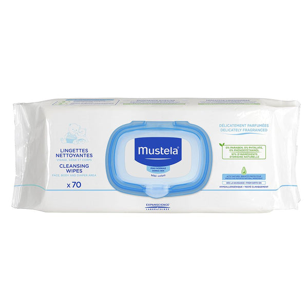 MUSTELA - NORMAL SKIN-CLEANSING WIPES X70 - Normal Skin - Holdnshop