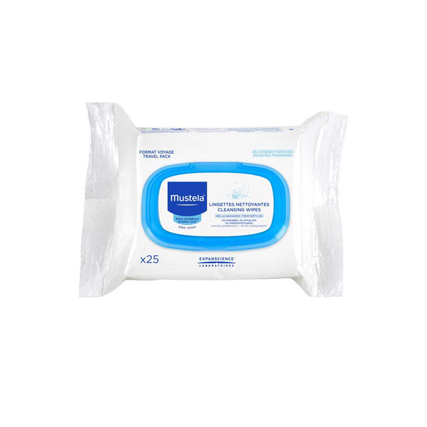 MUSTELA - NORMAL SKIN-CLEANSING WIPES X25 /FACIAL WIPES - Normal Skin - Holdnshop