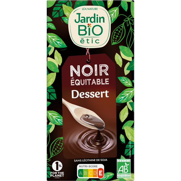 JardinBio-Etic Chocolat Noir Dessert