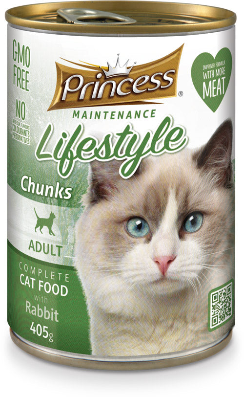 PRINCE & PRINCESS - Cat Rabbit and Duck Chuncks Lifestyle + 405g - Pet Care - Holdnshop