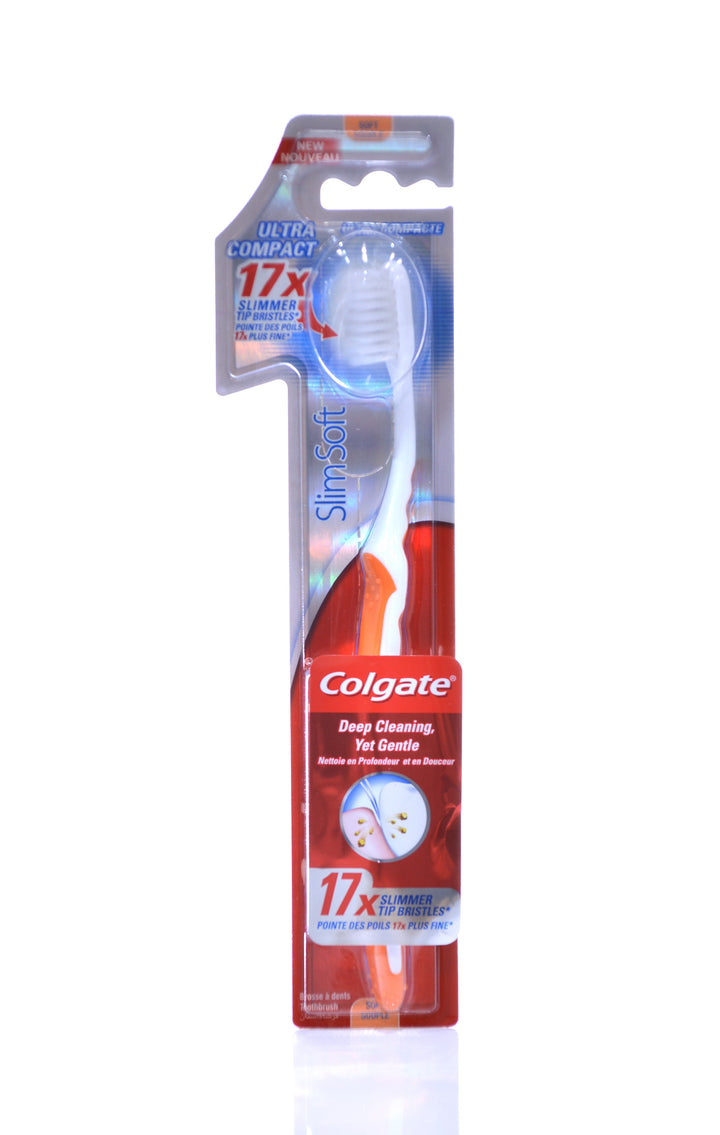 COLGATE - SLIM SOFT TOOTHBRUSH - Slim Soft Compact - Holdnshop