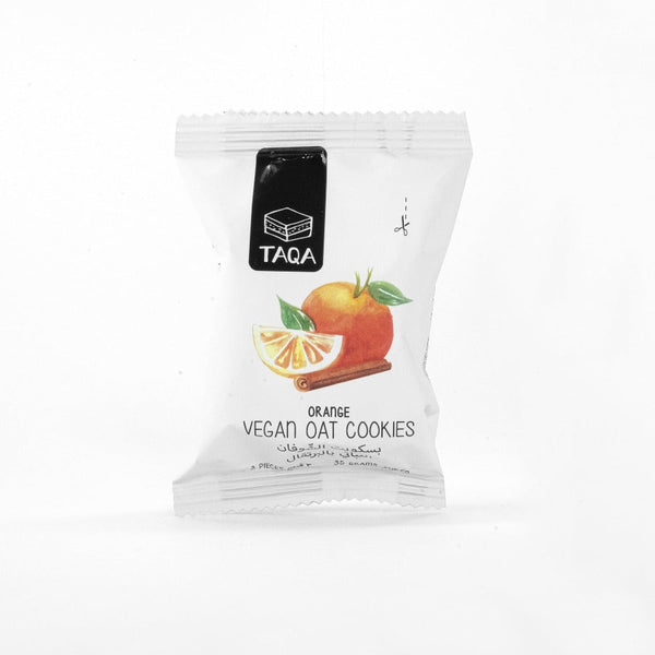 TAQA - VEGAN OAT ORANGE COOKIES 1 piece - Oat Cookies - Holdnshop