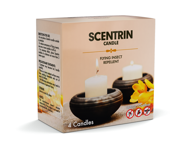 Scentrin 4 Candles Insects Repellent