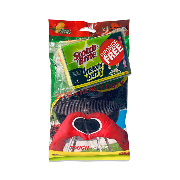SB EXTRA HEAVY SMALL GLOVES LEMON +FREE 1 sponge Nailsaver