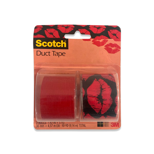 905 KSS 2PK SCOTCH DUCT TAPE KISSES 1.42INX5YD