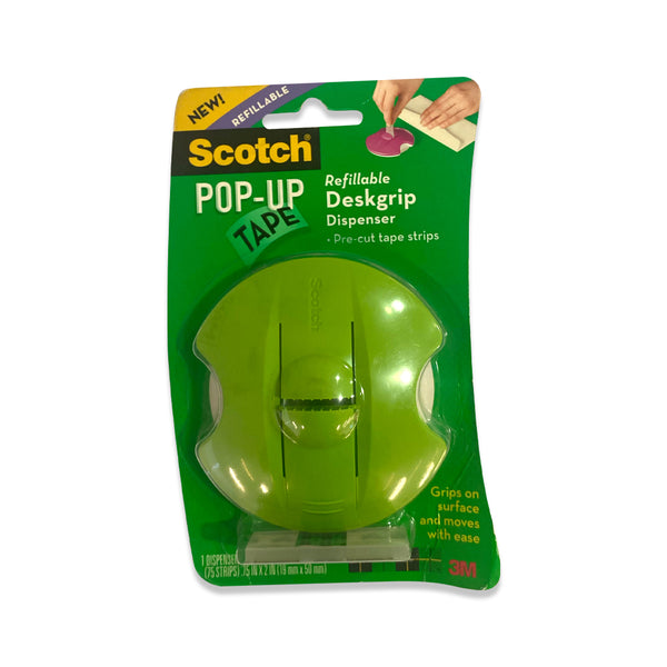 98 G SCOTCH POP UP TAPE REFILLABLE DESKGRIP DISPENSER U.S.A