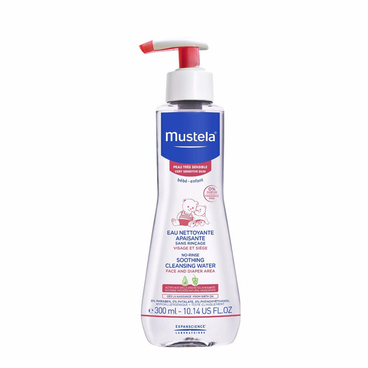 MUSTELA - VERY SENSITIVE SKIN-NO-RINSE SOOTHING CLEANSING WATER 300 ML - Very Sensitive Skin - Holdnshop