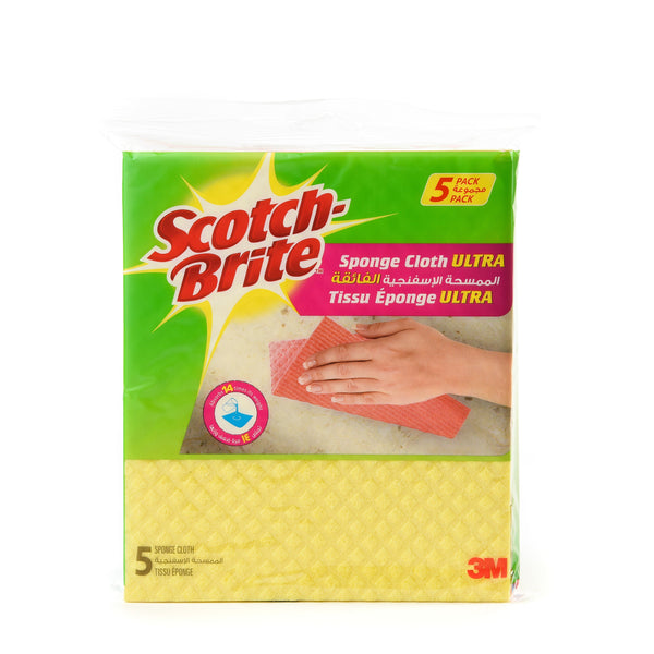 SCOTCH BRITE - 5 ULTRA SPONGE CLOTH           - Home Care - Holdnshop