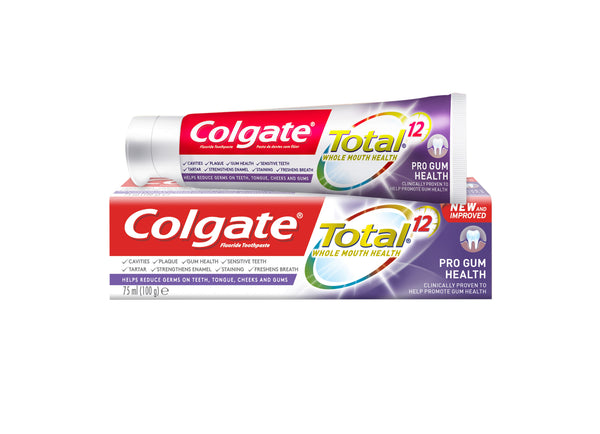 COLGATE - TOTAL 12 PRO GUM HEALTH TOOTHPASTE 75ML - Total Pro Gum Health - Holdnshop