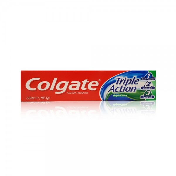 COLGATE - TRIPLE ACTION TOOTHPASTE 125ML - Triple Action - Holdnshop