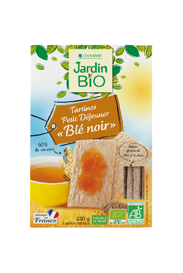 JARDIN BIO - TARTINES PETIT DEJEUNER BLE NOIR*230GR - Food And Drinks - Holdnshop
