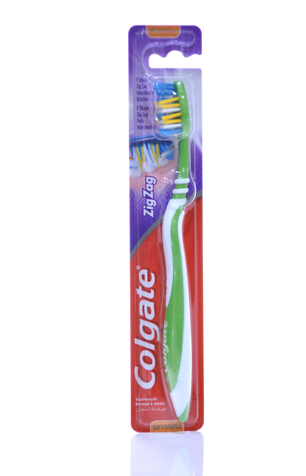 COLGATE - ZIGZAG FLEXIBLE+TONGUE CLEANER SOFT TOOTHBRUSH - Zigzag Soft - Holdnshop