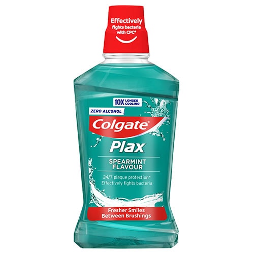 COLGATE - PLAX SPEARMINT MOUTHWASH- 500ML - Plax Spearmint - Holdnshop