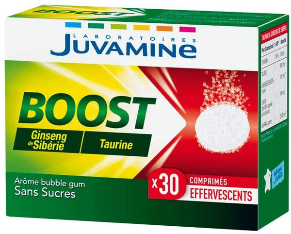 JUVAMINE - Juvamine Fizz Taurine Ginseng 30 comprimes - Vitamins - Holdnshop