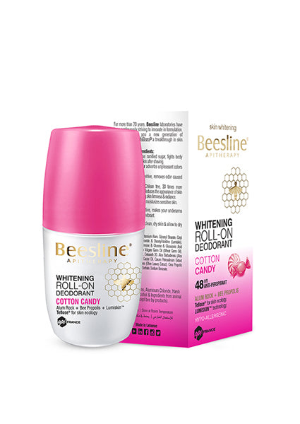 BEESLINE - WHITENING ROLL-ON DEODORANT - COTTON CANDY - Cotton Candy - Holdnshop